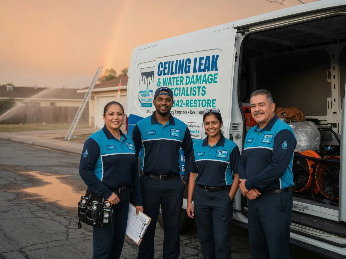 Ceiling Leak Cleanup company in Fiskdale, MA